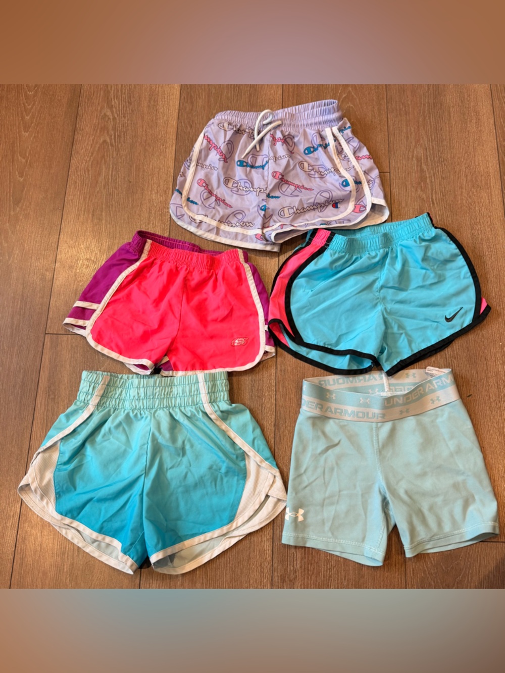 🩵 Girls Athletic Sports Bundle Nike Under Armour Champion Size 5/6